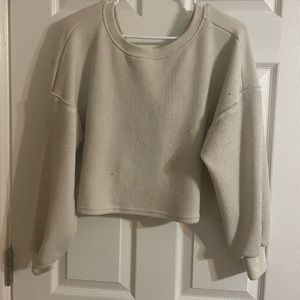 Cream sweater